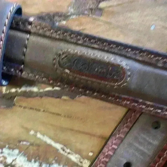 Columbia Brown, leather belt, size 38 - Picture 2 of 6